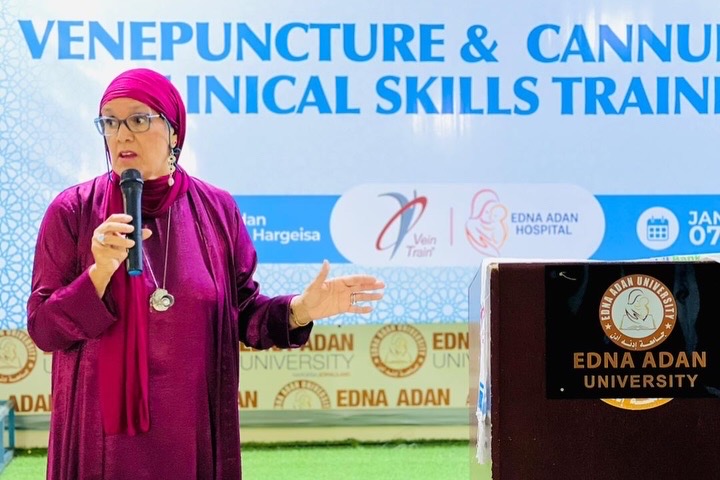 Edna Adan Hospital clinical training partnership with VeinTrain in Somaliland