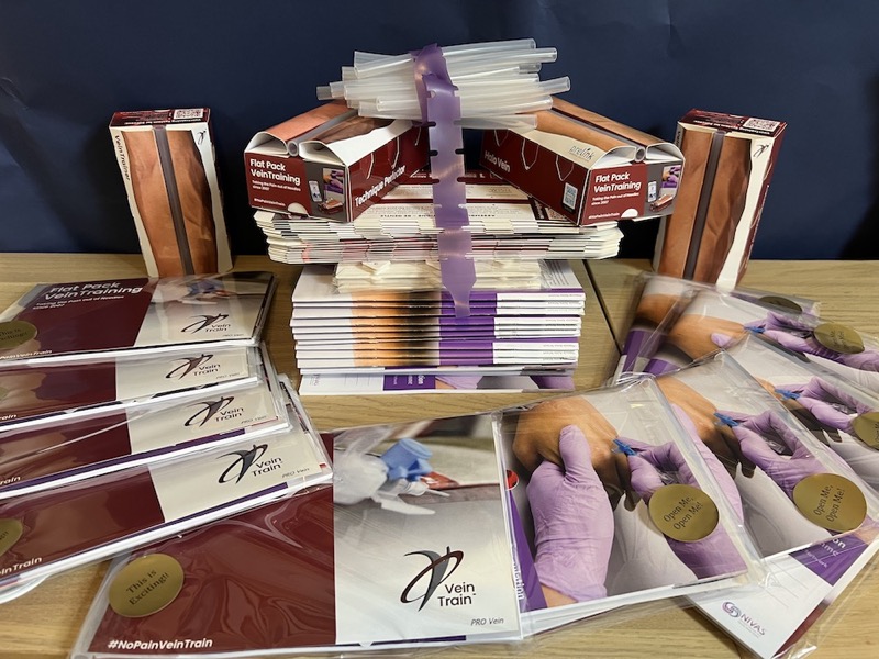 VeinTrain Flat Pack vein training and competency packs